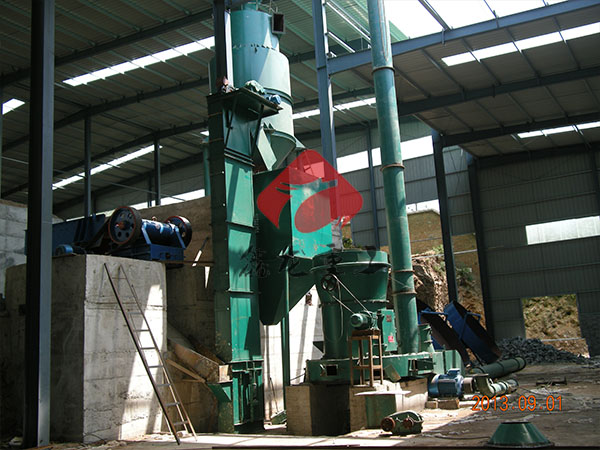 登封磨粉生產(chǎn)線現(xiàn)場